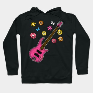 Mothers Day Bass Guitar Mom Female Bassist Hoodie